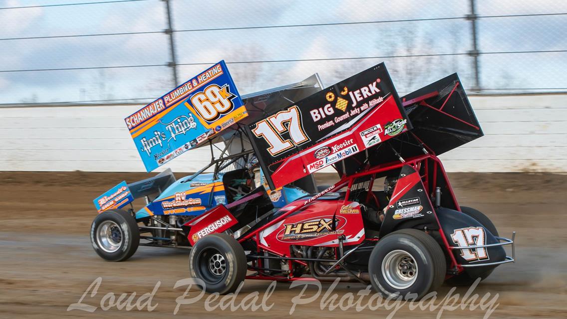 Helms Produces Top-10 Finish During Sprint Car World Championship Preliminary Race