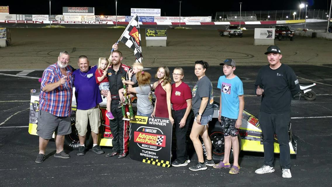 Nick O&#39;Neil grabs sixth victory of 2025 at Tucson Speedway
