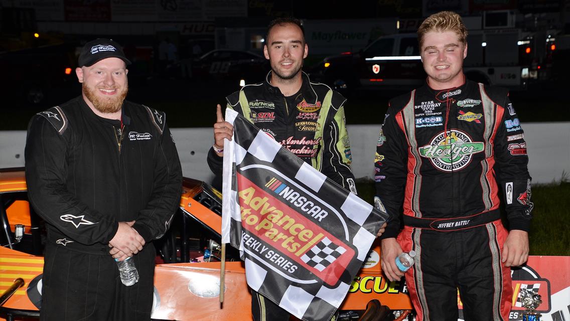 NELCAR Legends and Bando’s Invade Hudson; Leary, Eldredge, Fraser take wins in weekly divisions!