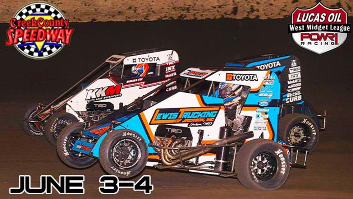 POWRi West Midget League to Continue Season at Creek County Speedway