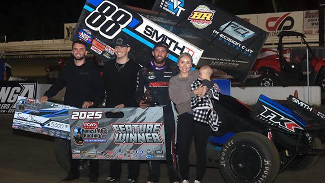 Tanner Thorson Triumphs with POWRi 410 Outlaw Sprints at Creek County Speedway
