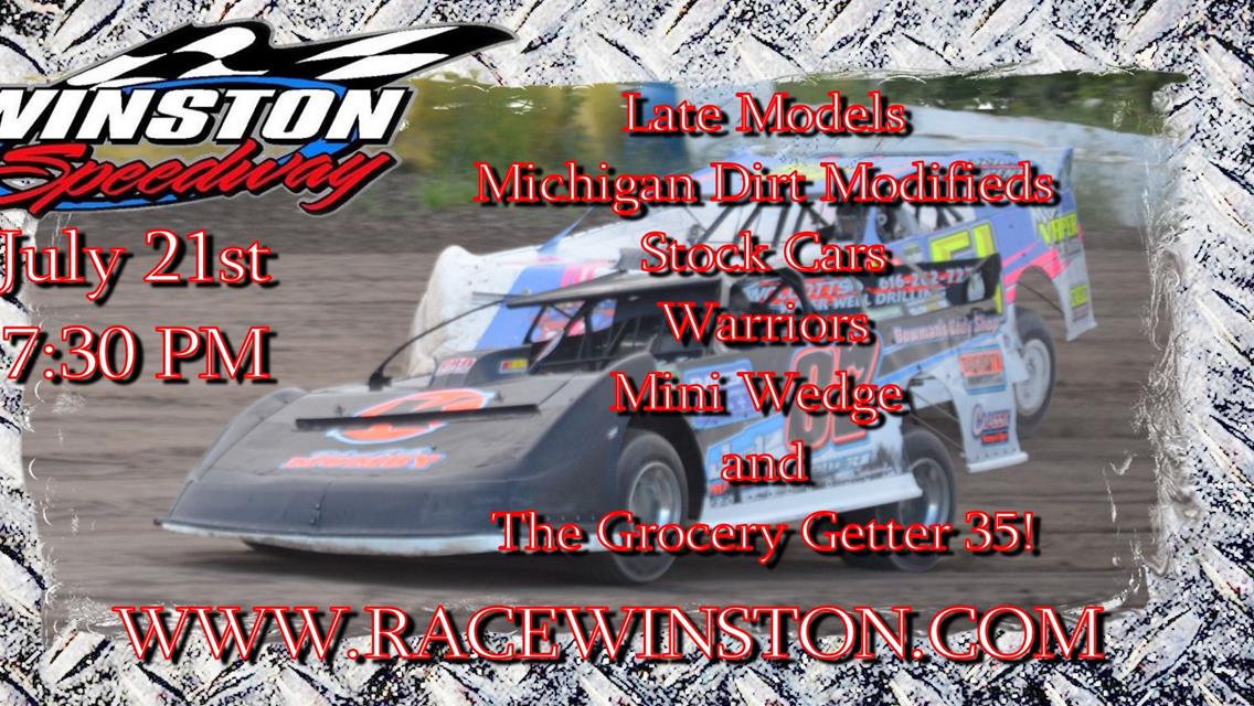 Full Program and the Grocery Getter 35 at Winston Speedway