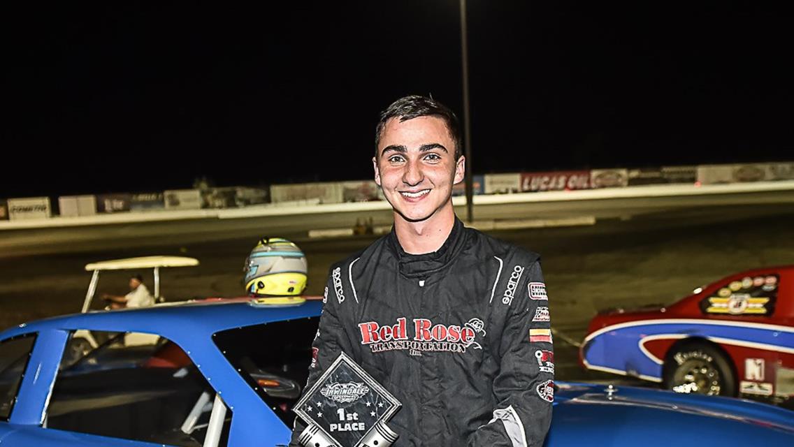 Giovanni Scelzi Earns Victory During First Career Pavement Late Model Race