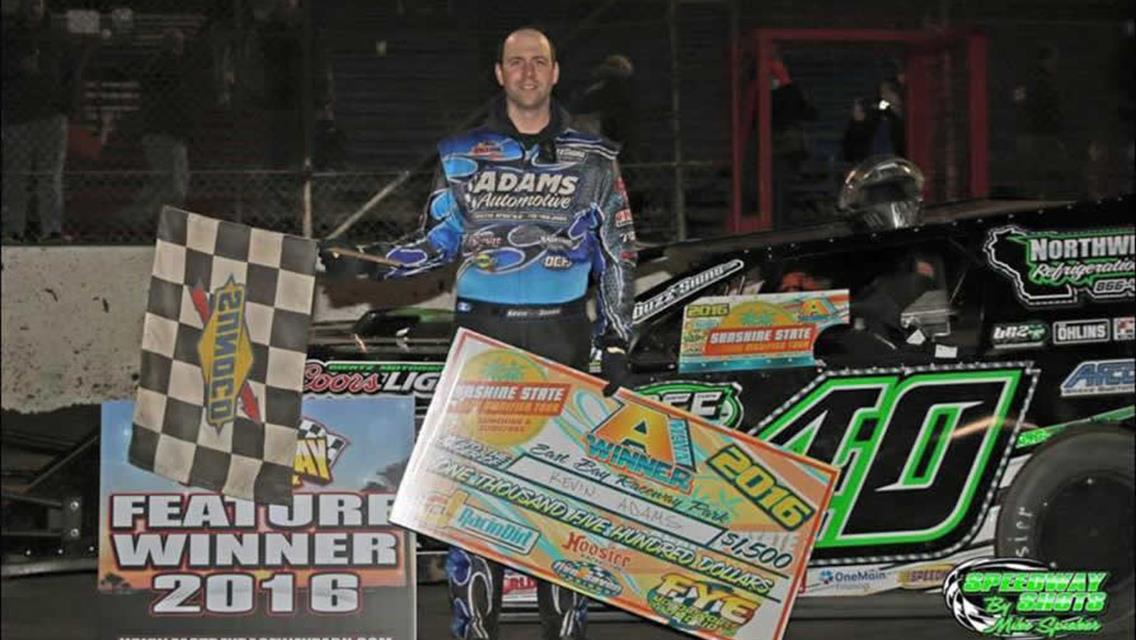 Buzzy Adams Wins First Night Out at East Bay Raceway Park