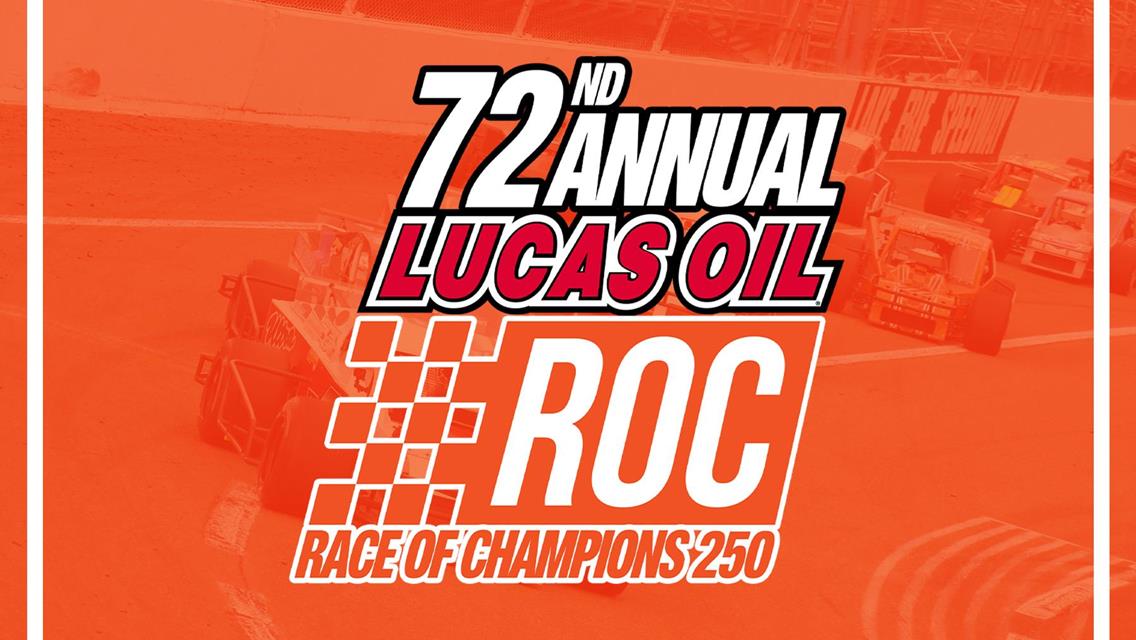 DETAILED SCHEDULE SET FOR PRESQUE ISLE DOWNS &amp; CASINO RACE OF CHAMPIONS WEEKEND  AT LAKE ERIE SPEEDWAY FEATURING THE 72nd  ANNUAL LUCAS OIL “RACE OF C