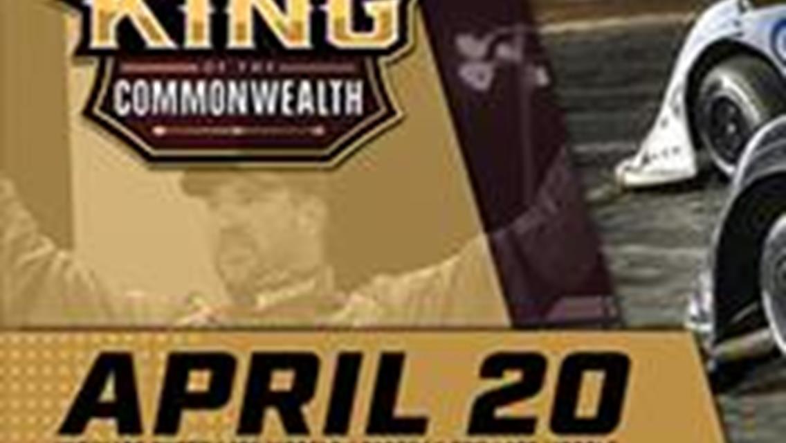 $20,000 to win King of the Commonwealth Set for This Saturday April 20 at Virginia Motor Speedway