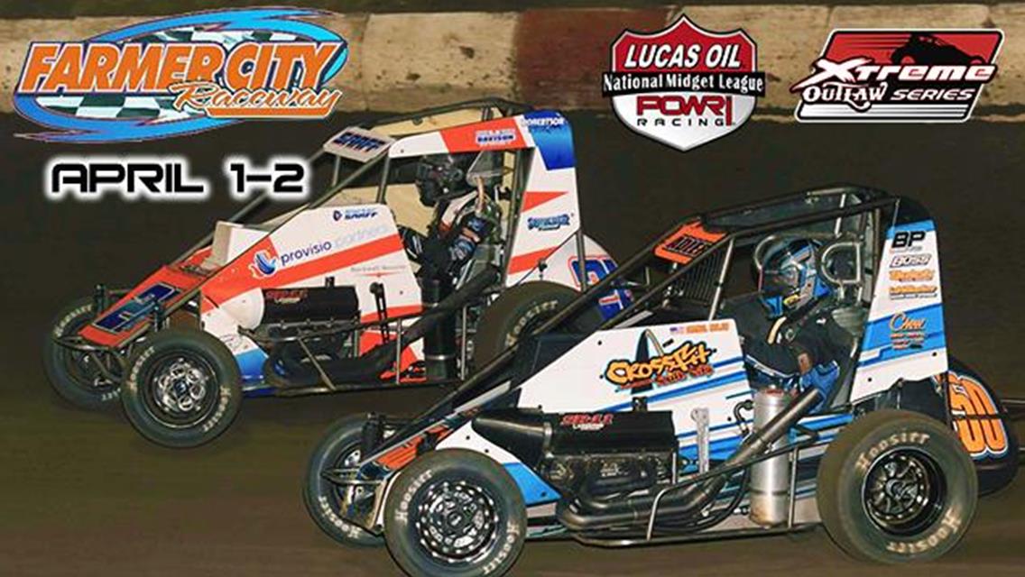 POWRi National Midgets Join Xtreme Outlaw Midgets at Iconic Illini 100