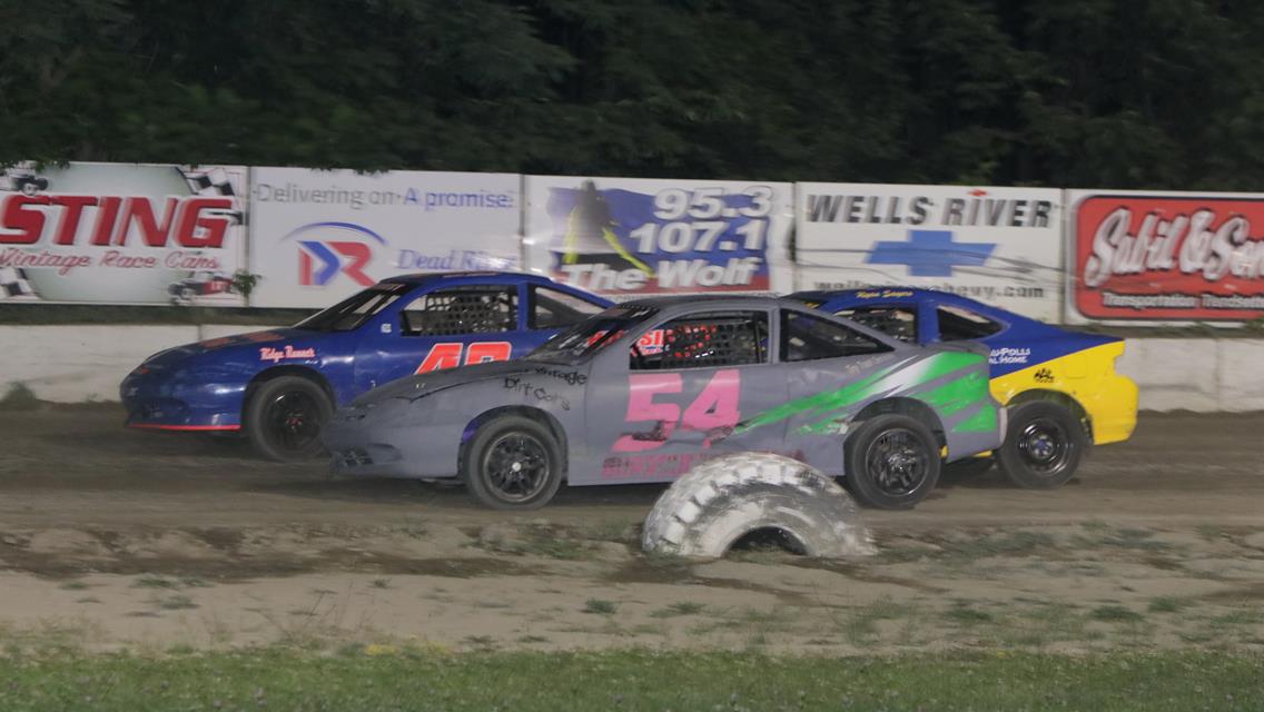 Robert Tucker and the Ageless Wonder Bob Shepard punch their tickets into the Growler with their wins  in the Sabil &amp; Sons DIRTcar Sportsman Modifieds