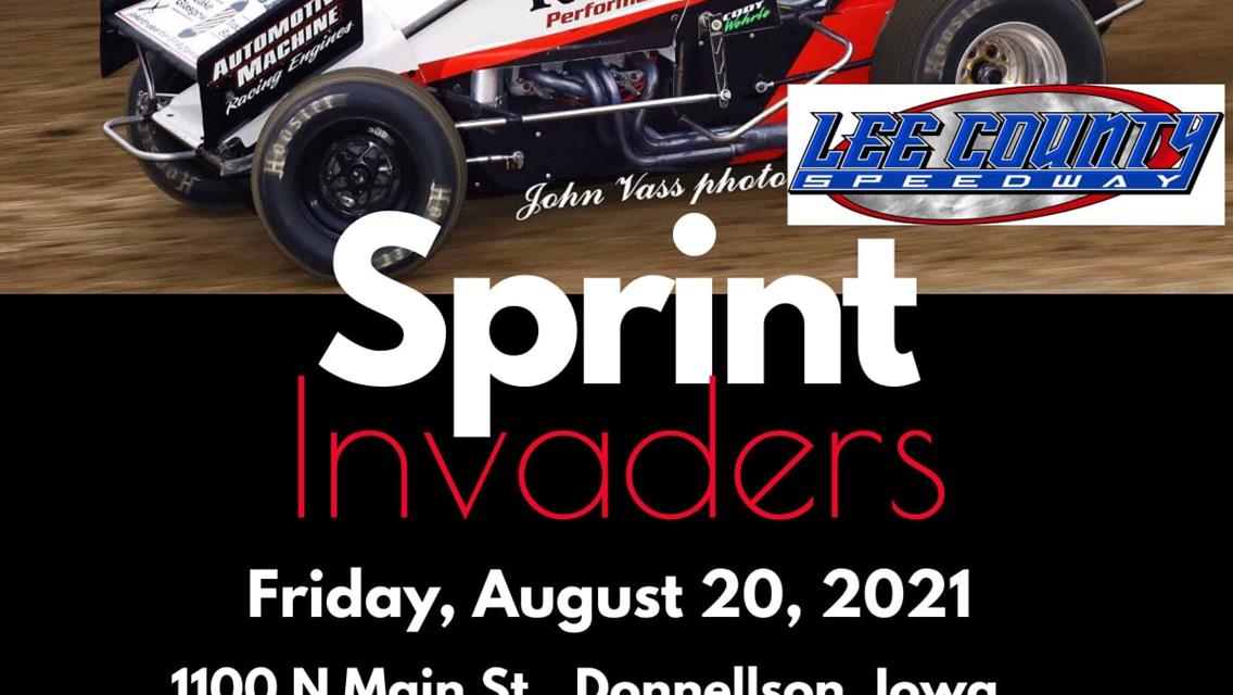 Big Weekend Looms for Sprint Invaders at Donnellson, West Burlington!