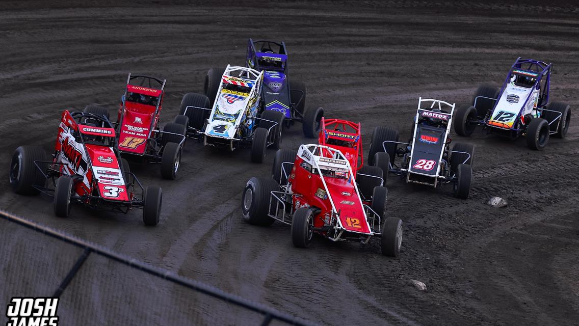 Tri-State Speedway (Haubstadt, IN) – USAC AMSOIL Sprint Car National Championship – Spring Showdown – May 10th, 2025. (Josh James Artwork)