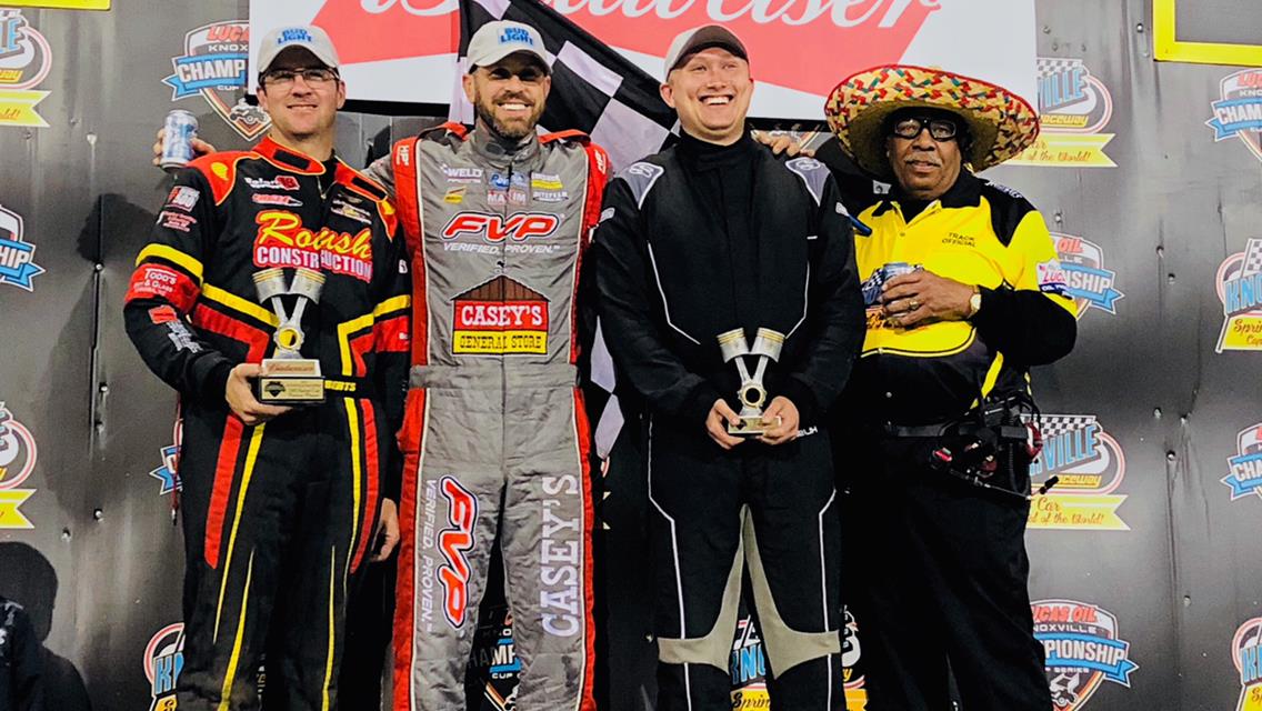 Brown back on top at Knoxville; Roberts, Bridger also victorious