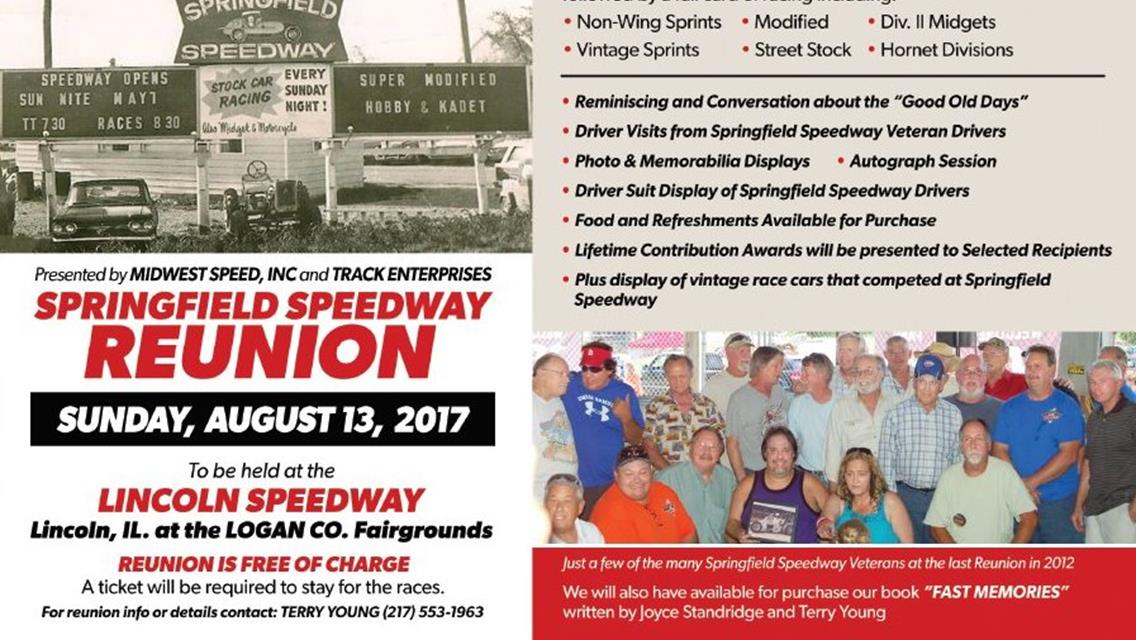 POWRi D-II Midgets at Lincoln Sunday,  August 13th for Springfield Speedway Reunion Race
