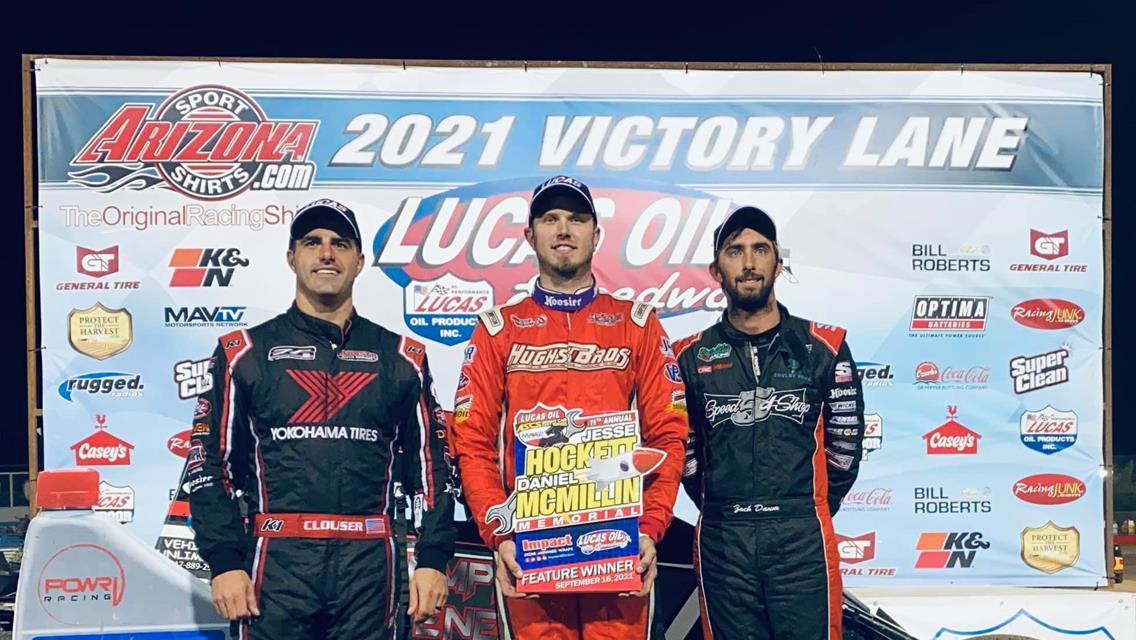 Schudy Snags Night One Hockett/McMillin Memorial Win with POWRi WAR