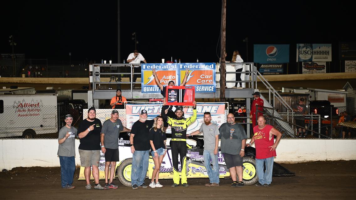 Blaze Burwell, Timmy Hill, Trey Harris, Josh Hawkins, Austin Harris &amp; Cruz Griffaw take wins at Federated Auto Parts Raceway at I-55