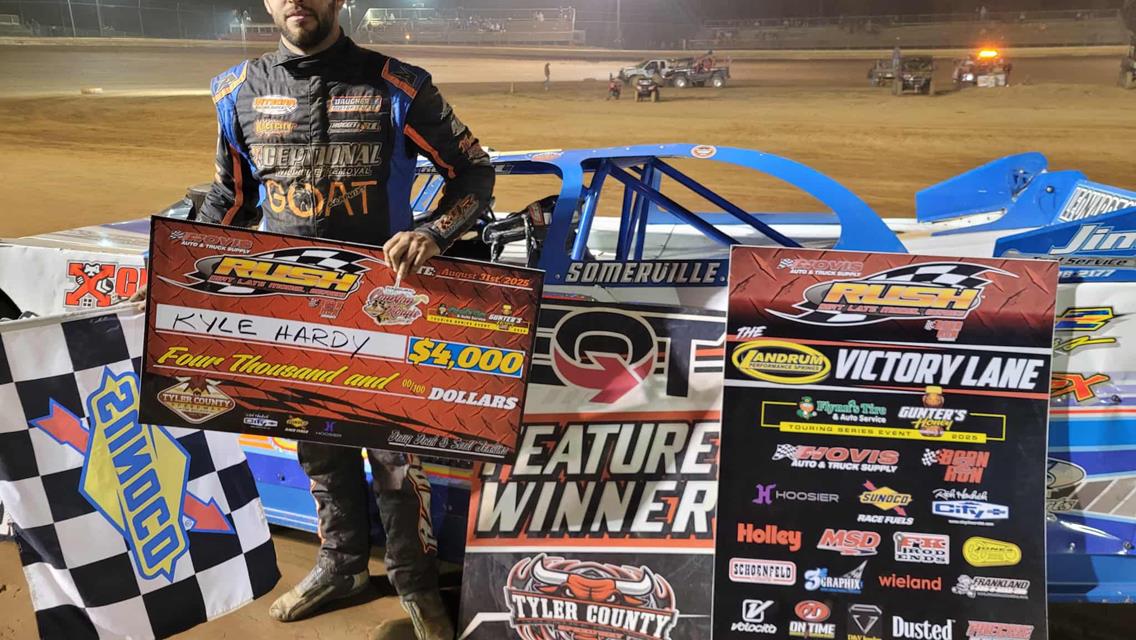 KYLE HARDY OUT-DUELS MAX BLAIR FOR HIS 1ST CAREER TYLER COUNTY VICTORY &amp; 2ND STRAIGHT ON THE LABOR DAY WEEKEND SWING FOR THE HOVIS RUSH LATE MODEL FLY