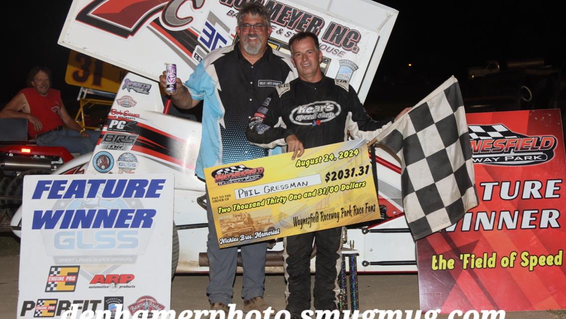 GRESSMAN BRINGS HOME THE NICKLES BROS MEMORIAL RACE