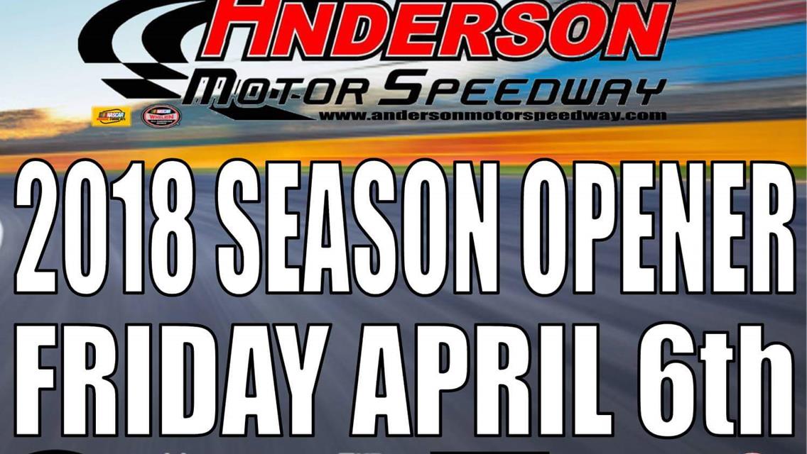 Season Opener Set For Friday, April 6th