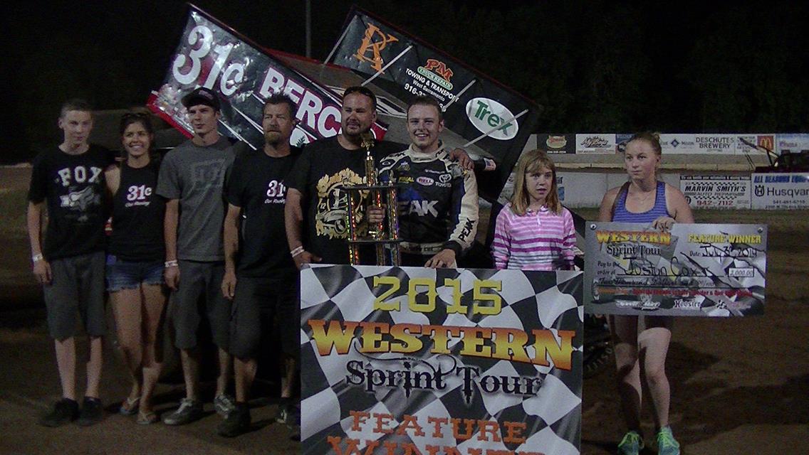 Justyn Cox Wins Caution Free Speedweek Northwest Race #5 At CGS By A Nose