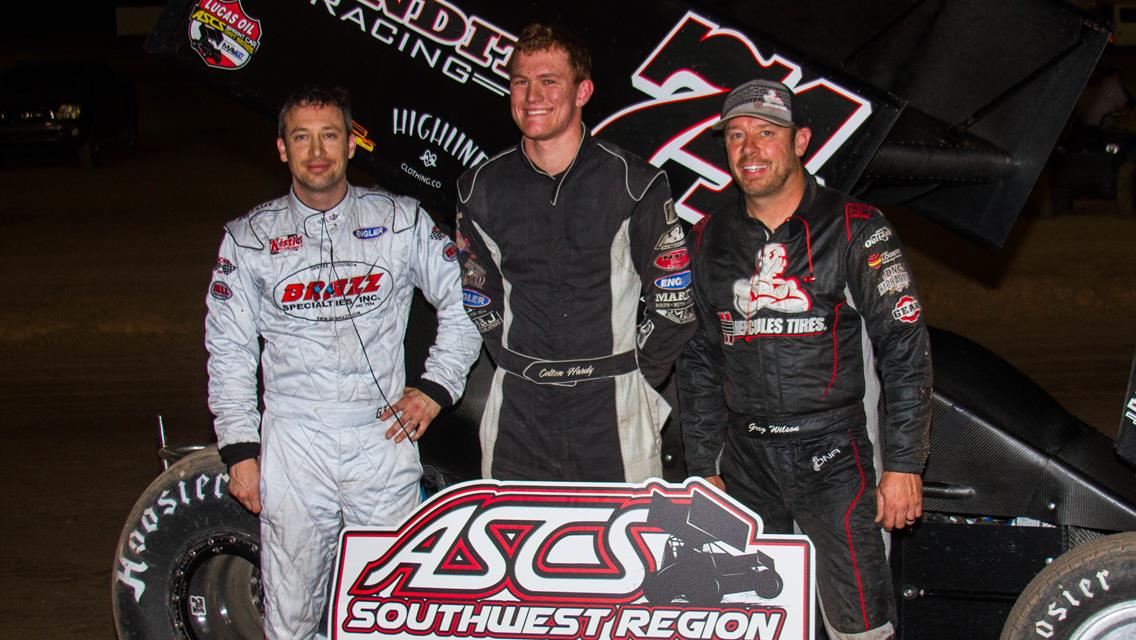 Colton Hardy Wins With ASCS Southwest At Central Arizona Speedway