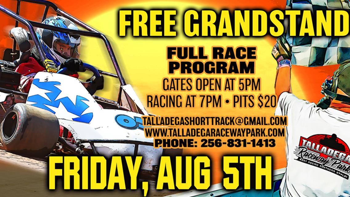 Talladega Raceway Park | August 5th!