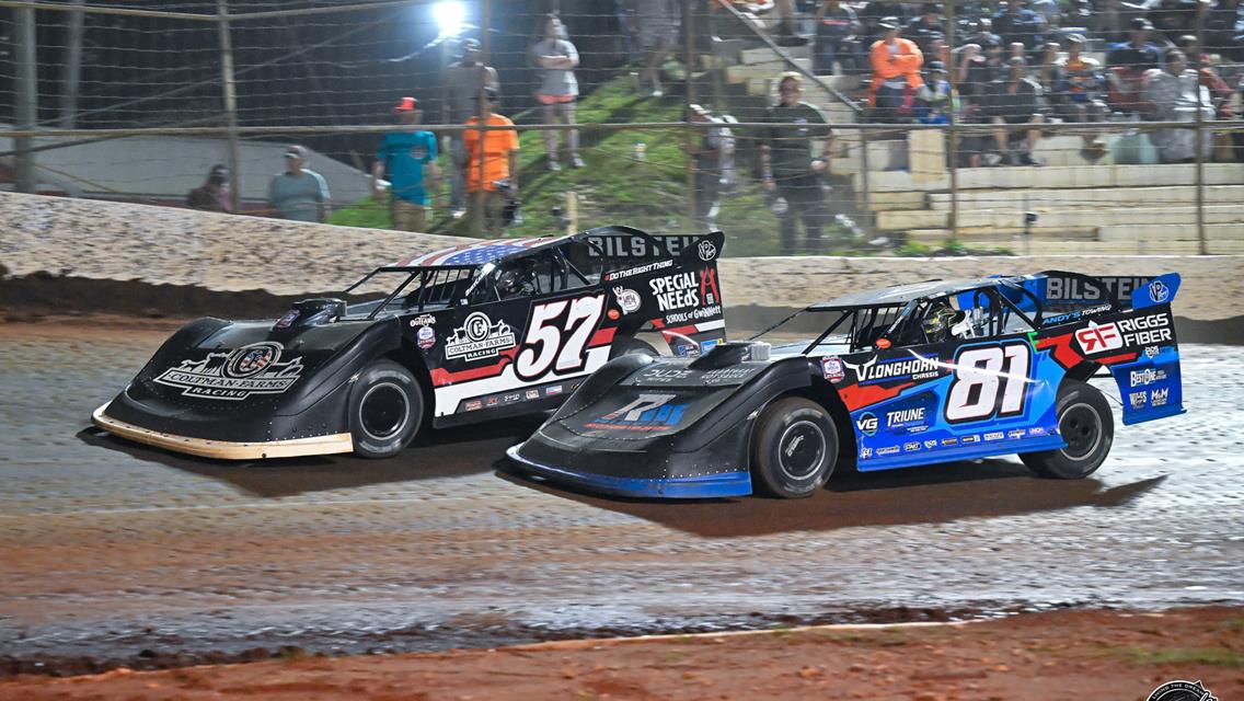 Talladega Short Track (Eastaboga, AL) – World of Outlaws Late Model Series – Alabama Gang 100 – April 26th, 2025. (Simple Moments Photography)