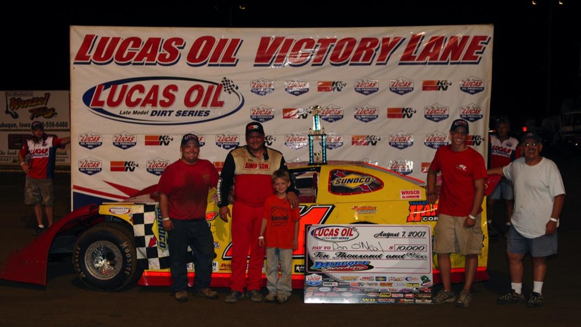 Don O’Neal Shows the Way in Taking First Series Win of the Year at Dubuque