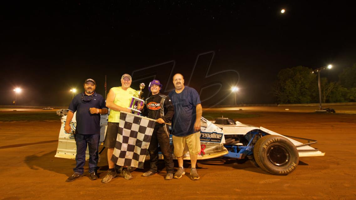 Tyler Carpenter Wins 3rd Annual Keith Barker Memorial presented by Las Trancas Mexican Restaurant at Ohio Valley Speedway