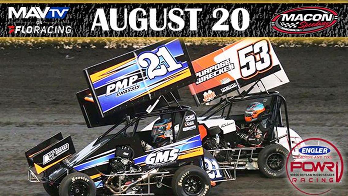 Macon Speedway Prepares for POWRi Outlaw Micro League Return