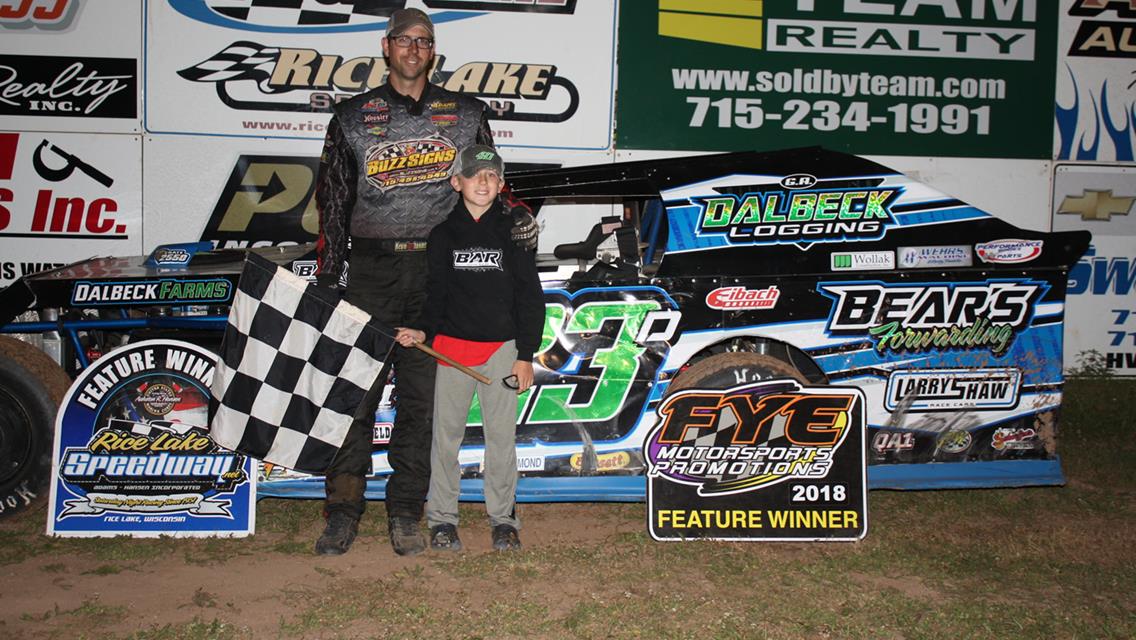 Danny Richards Wins Rice Lake Speedway “Little Dream” and $16,088 Top Prize