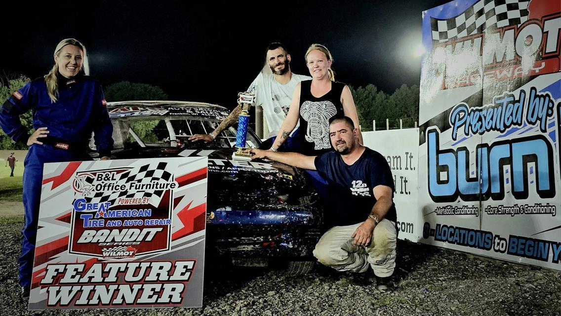 McKellups, Hafford, Malueg, and Strane Victorious at Wilmot Raceway on July 27th!!