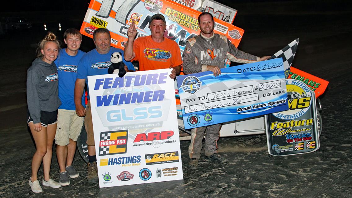 HORSTMAN GETS 2nd WIN IN A ROW