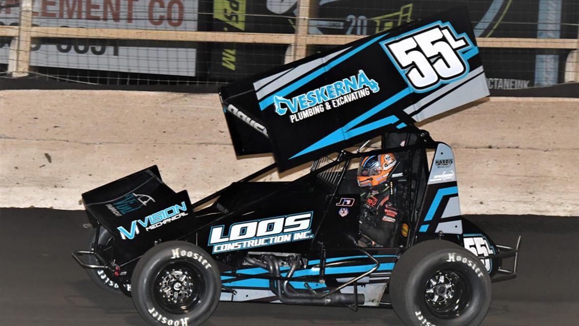 Dover Rallies for Top Five During 305 Sprint Car Nationals at Belleville High Banks