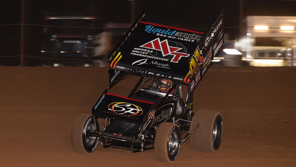 Carson Macedo Dominates World of Outlaws at Lawton Speedway