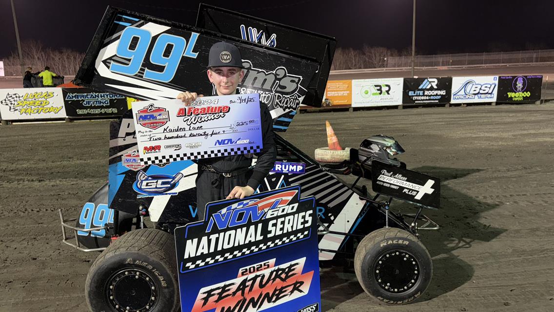 Friesen and Lane Land NOW600 National Wins at Gulf Coast Speedway on Friday!