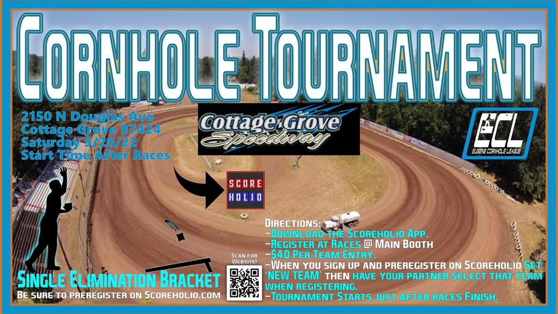 CORNHOLE TOURNAMENT ADDED TO THE MARVIN SMITH MEMORIAL EVENTS CALENDAR!!