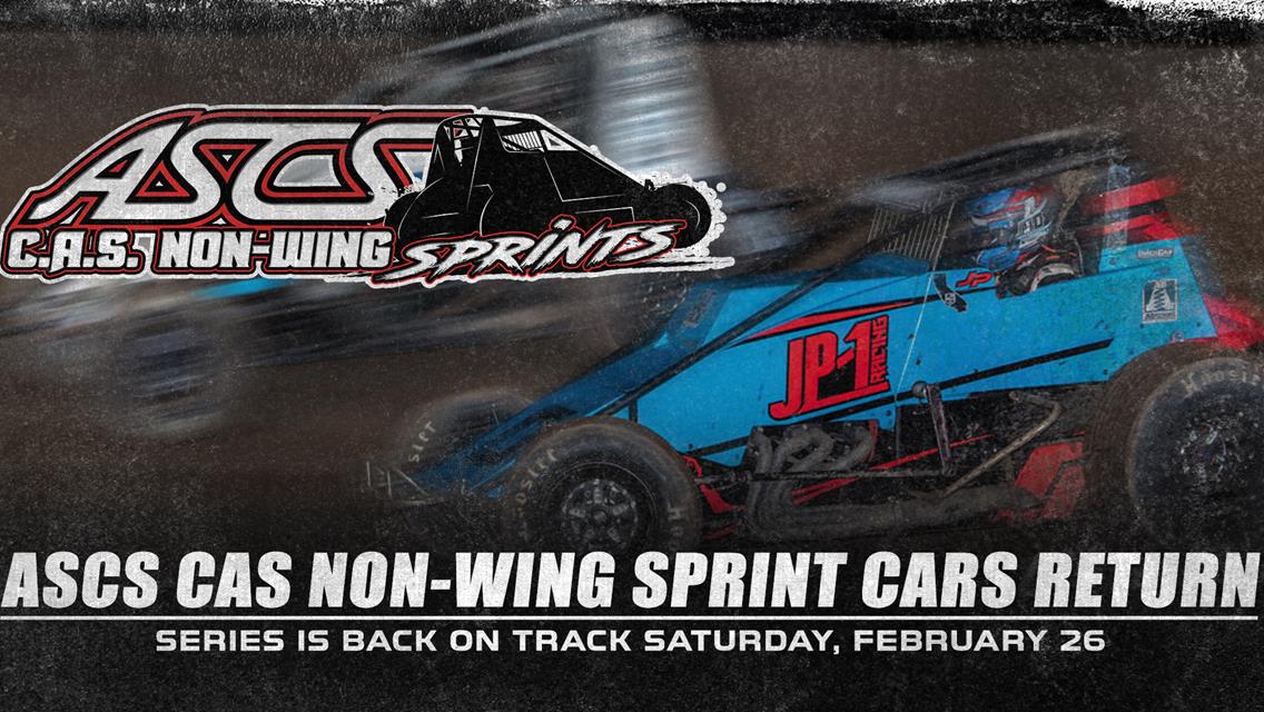 ASCS CAS Non-Wing Sprint Cars Return To Action This Saturday