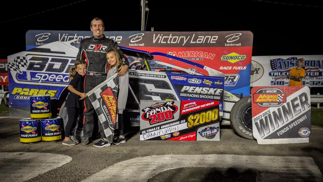 DANNY VARIN TAKES THE BDR SPEED #16S TO VICTORY LANE AT FONDA IN THE â€œUNDERDOG 33â€? EVENT