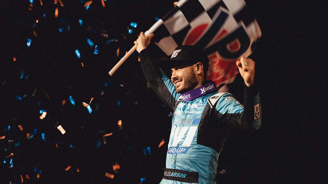 Kyle Larson Nearing World of Outlaws History After Williams Grove Win