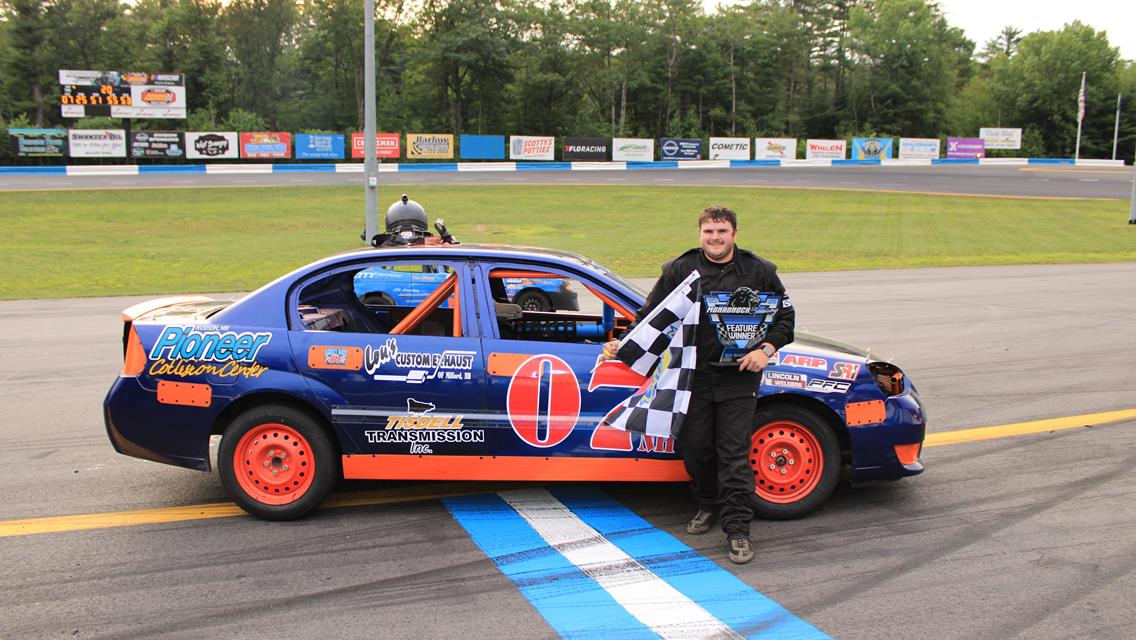 ROBIE SOARS TO FIRECRACKER 100 WIN SATURDAY AT MONADNOCK