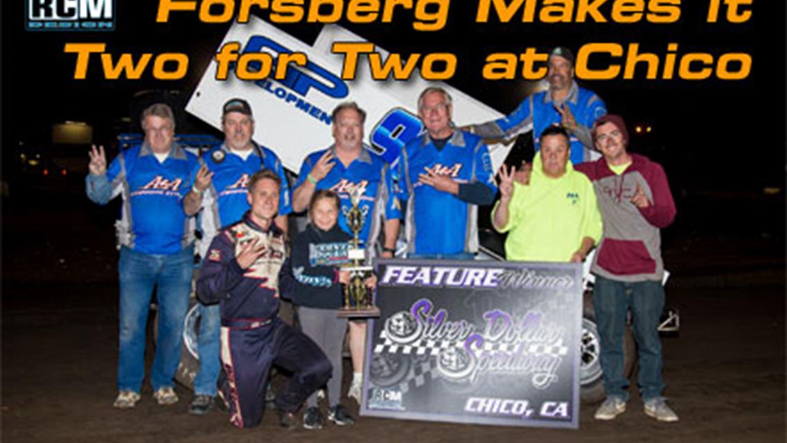 Forsberg Makes it Two for Two at Chico