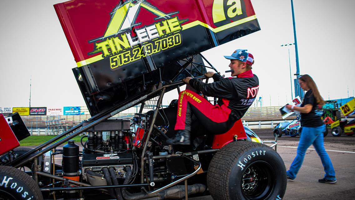 Practice Night for Young Fast Jack Anderson at Knoxville Raceway