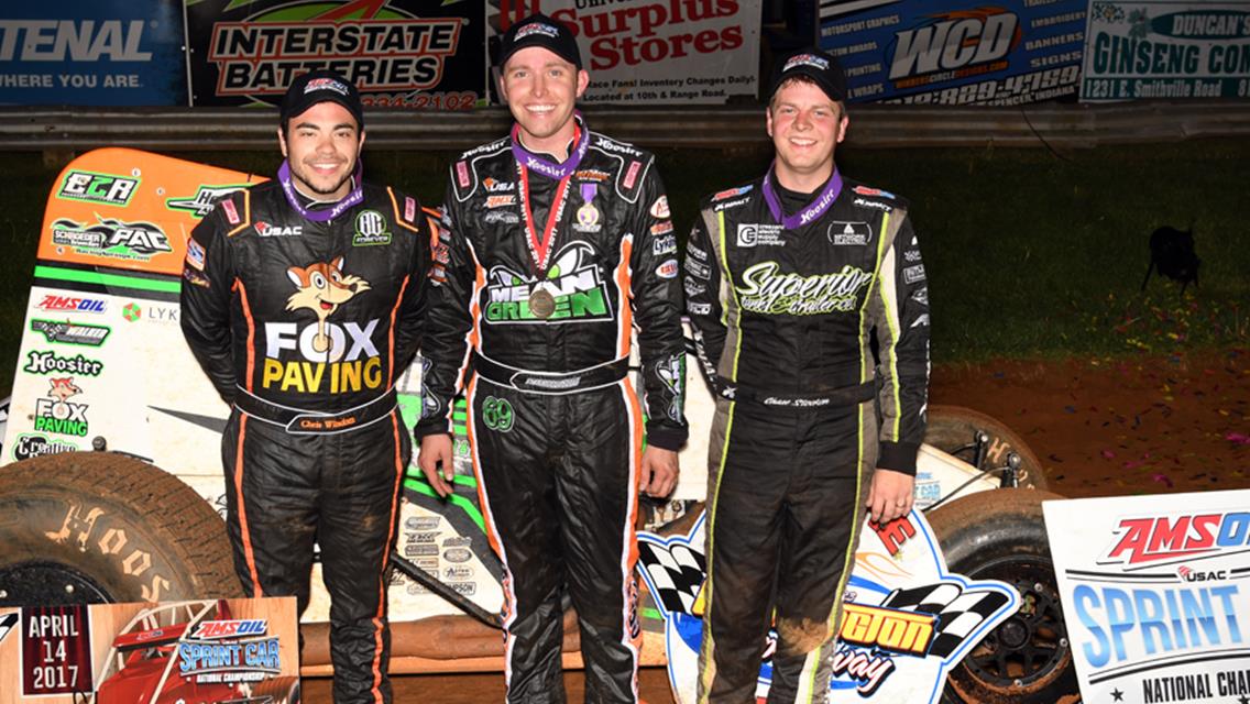 USAC National Sprint Car Series Headlines Friday Racing at Bloomington Speedway