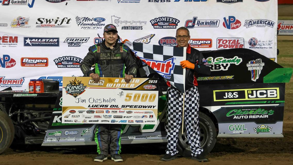 Chisholm prevails on Night 2 of USMTS King of America XIV at Lucas Oil Speedway