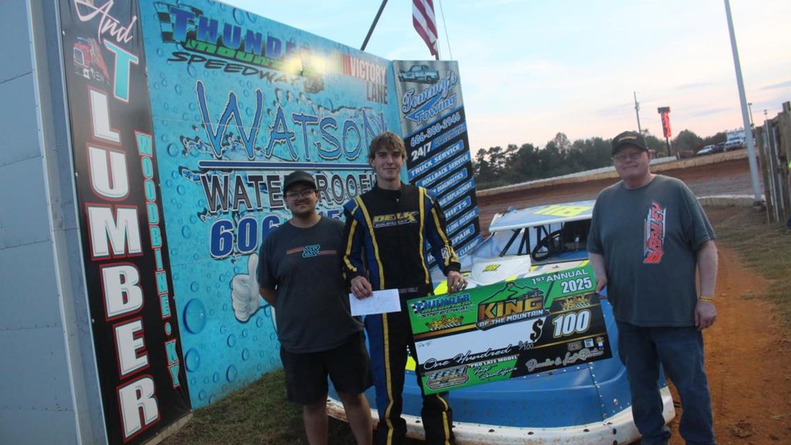 1st Annual King of the Mountain Results: Skylar Marlar picks up a $10,000 Pay Day.