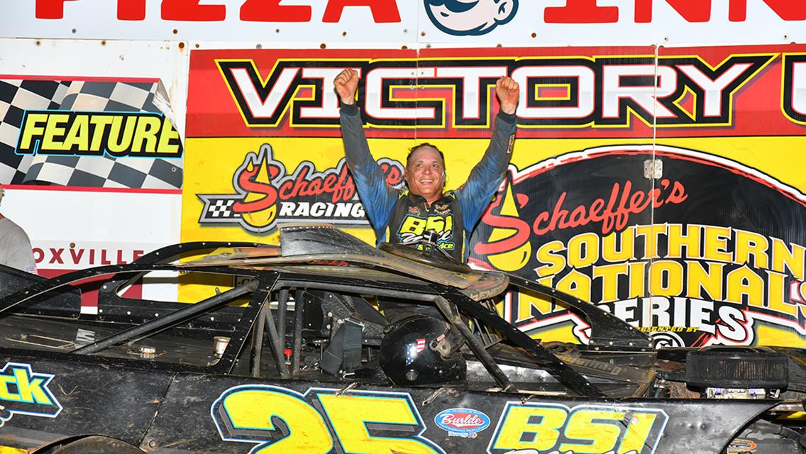 Tazewell Speedway (Tazewell, TN) – Schaeffer&#39;s Oil Southern Nationals Series – Ray Varner Ford 53 – July 26th, 2025. (Michael Moats Photo)