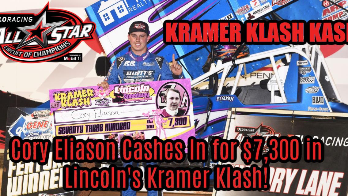 Cory Eliason cashes in for $7,300 in Lincoln Speedway’s Kramer Klash