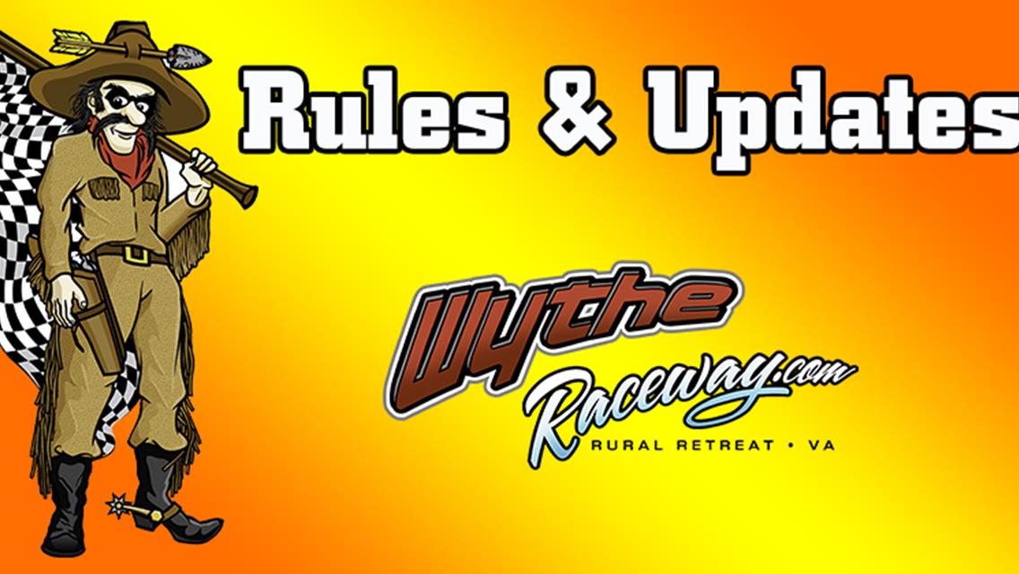 August 27 ~ 602 Late Model Tire Rules Update