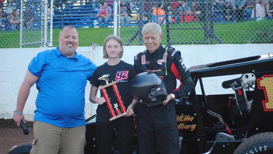 Mike Selberg and Greg Manor Top the Return to Rice Lake Speedway>