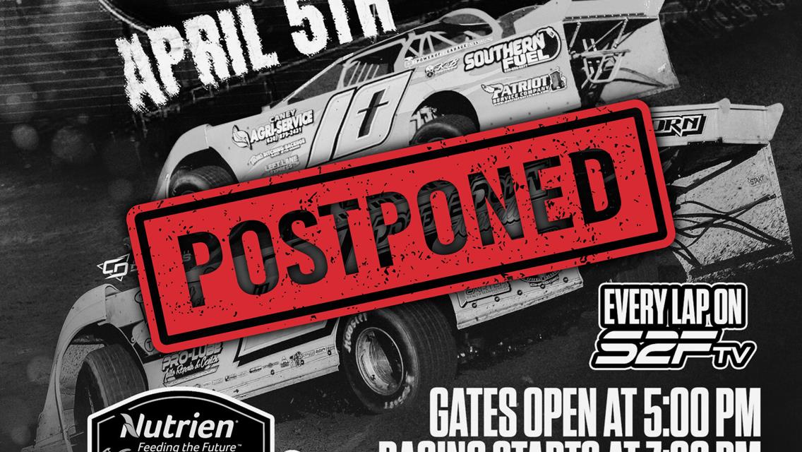 REVIVAL OPENING WEEKEND POSTPONED