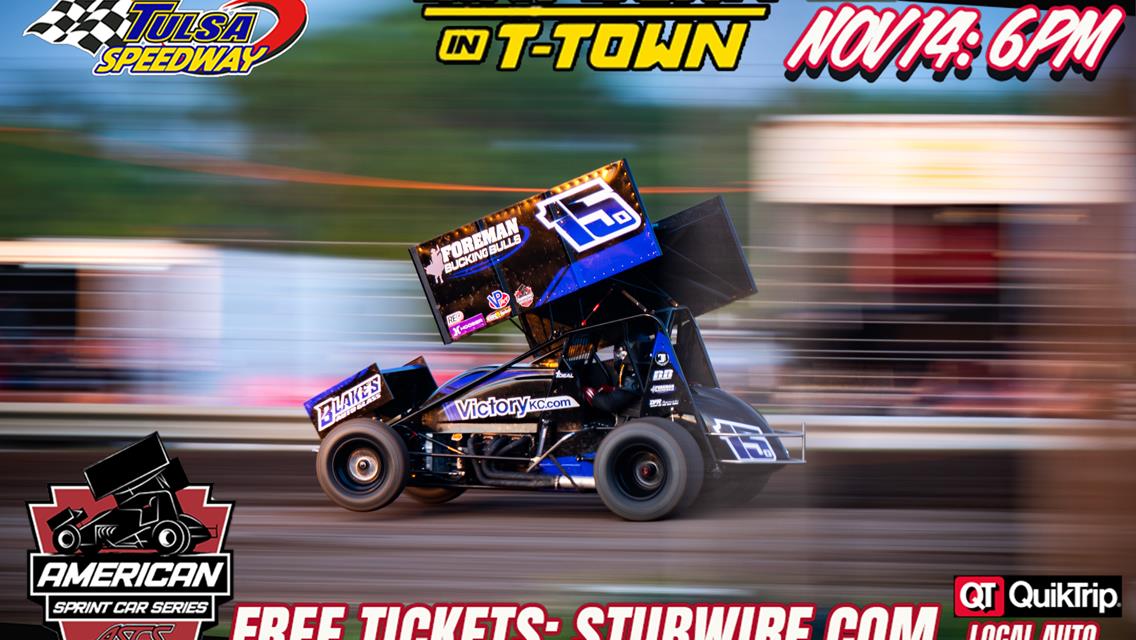 Andrew Deal will appear at the Dirt Down in T-Town for the American Sprint Car Series